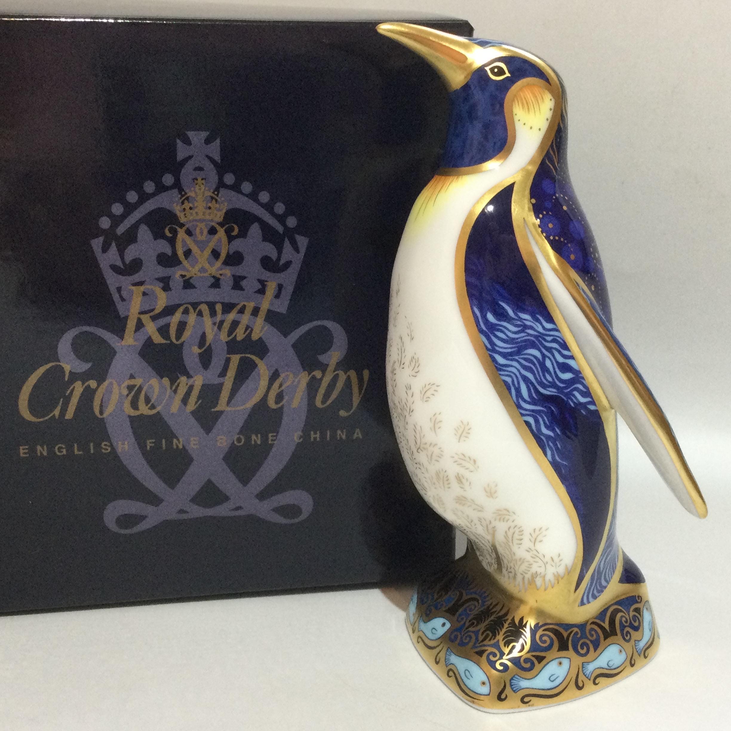 BOXED Royal Crown Derby EMPEROR PENGUIN (signature Edition) - Etsy