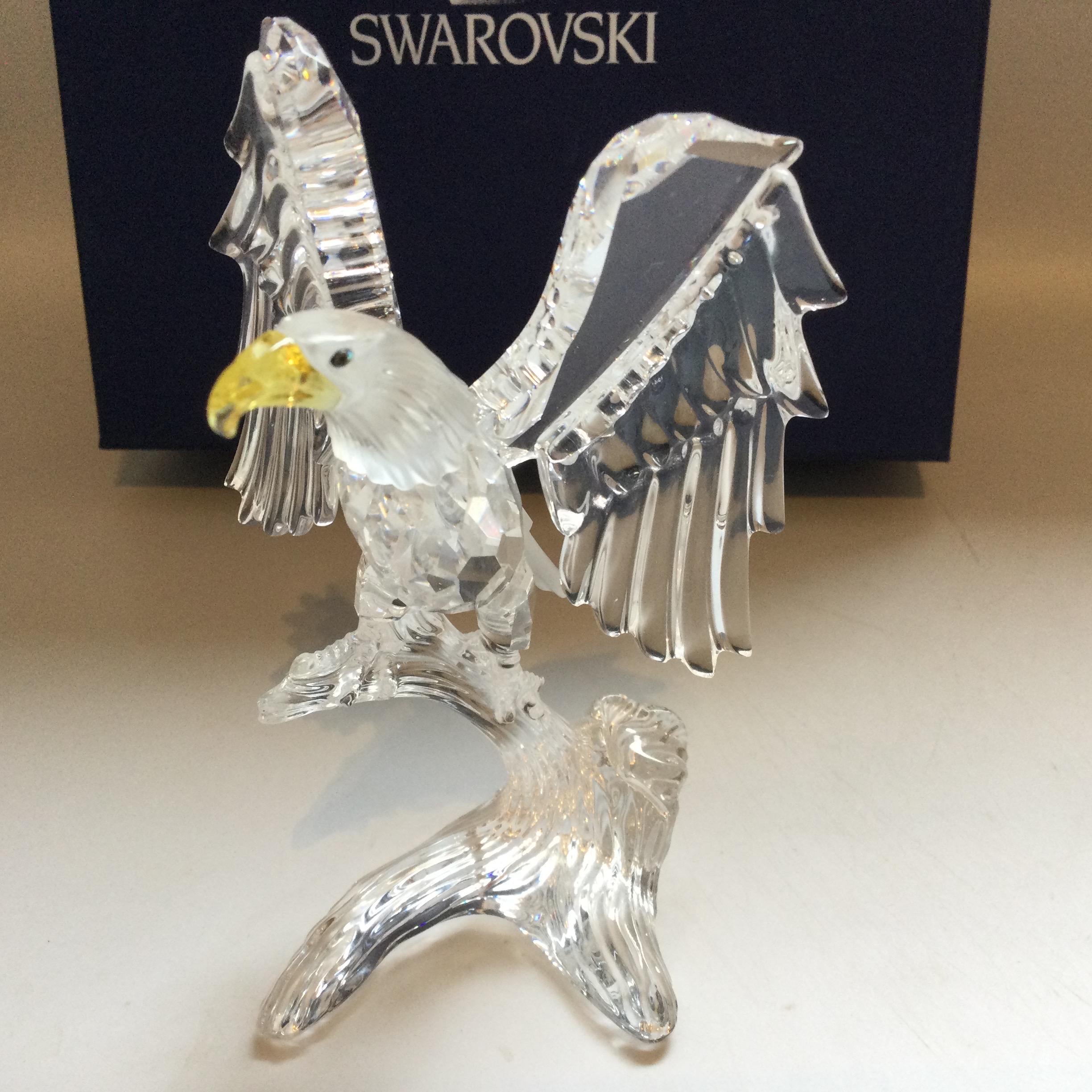 Swarovski Crystal Figurines Eagle - Etsy