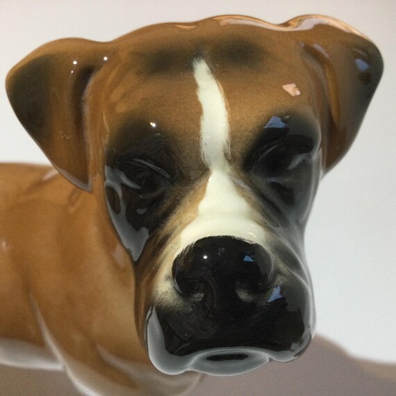 クーパークラフト 陶器製ボクサー犬置物 - Etsy 日本