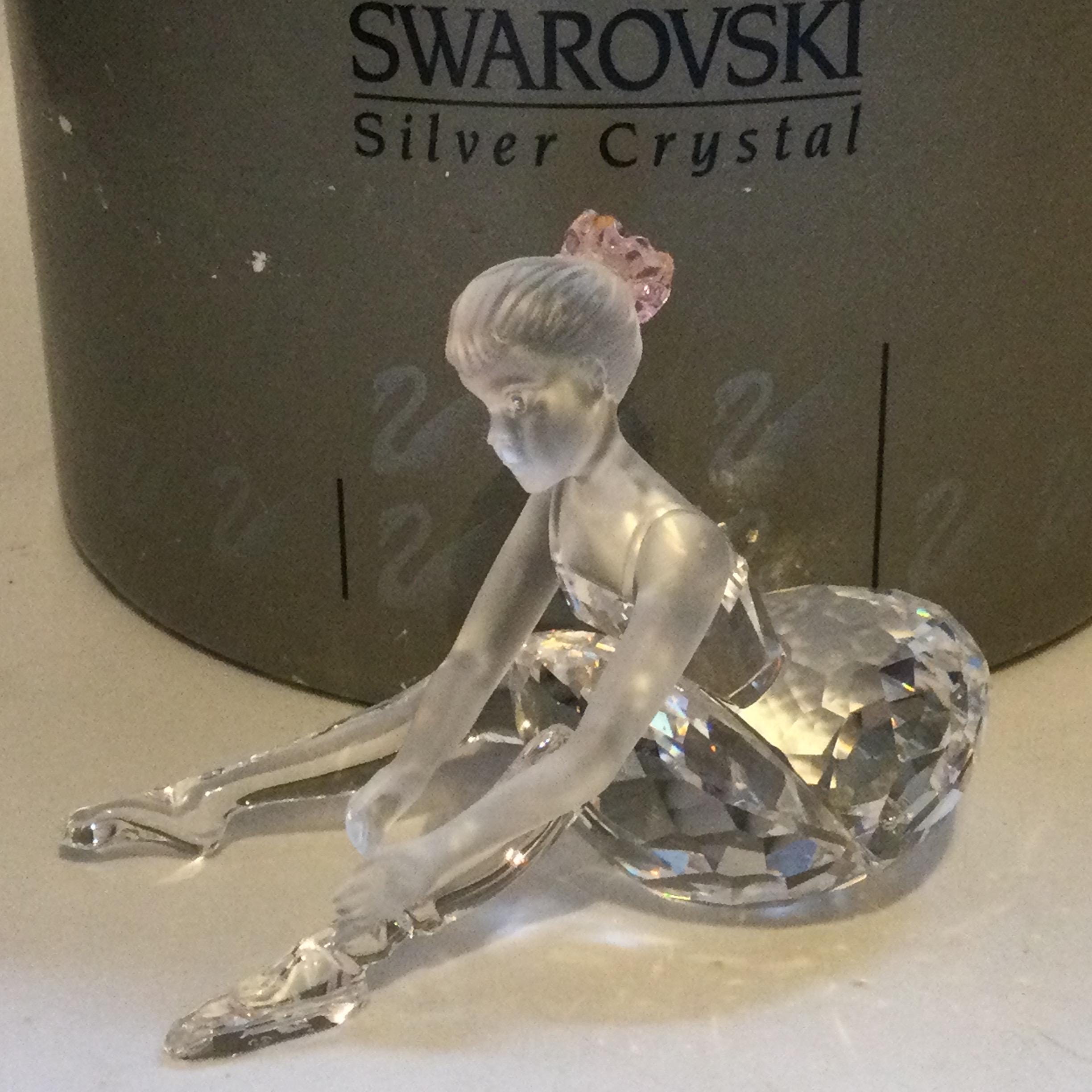 Crystal Glass Ballerina Figurine - Etsy
