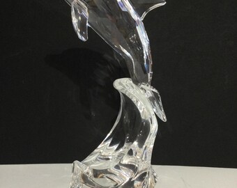 CASED Large Swarovski Crystal DOLPHIN MAXI #221628 - Etsy