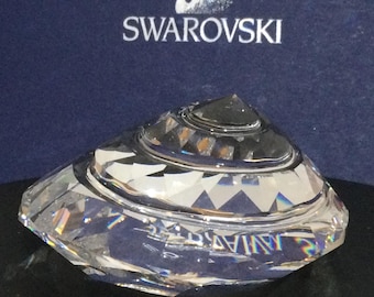 Swarovski Crystal OYSTER SHELL With PEARL #014389 - Etsy India