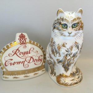 Royal crown derby cat - Etsy 日本