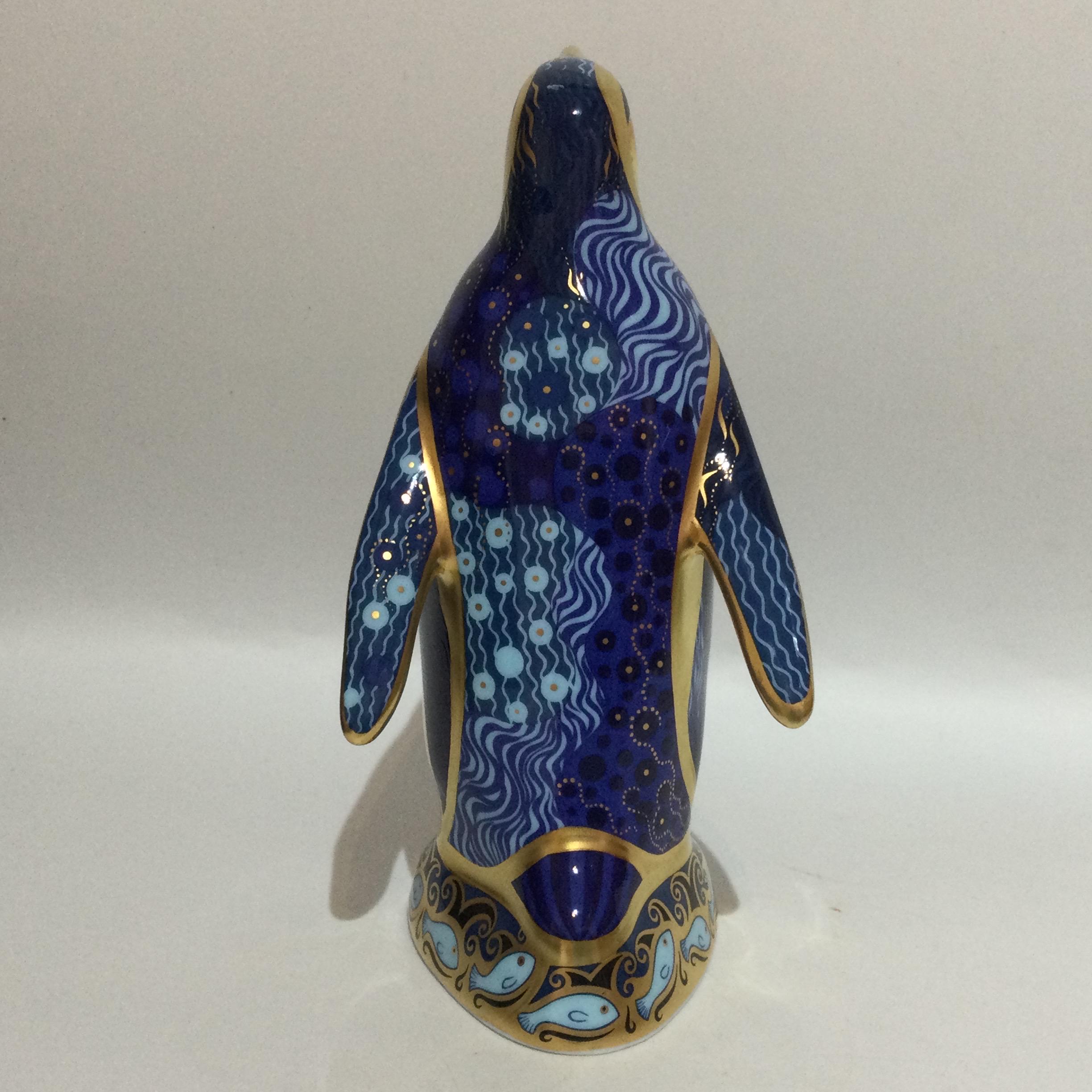 ロイヤルクラウン ダービー ペンギン フィギュリン ロイヤルクラウン