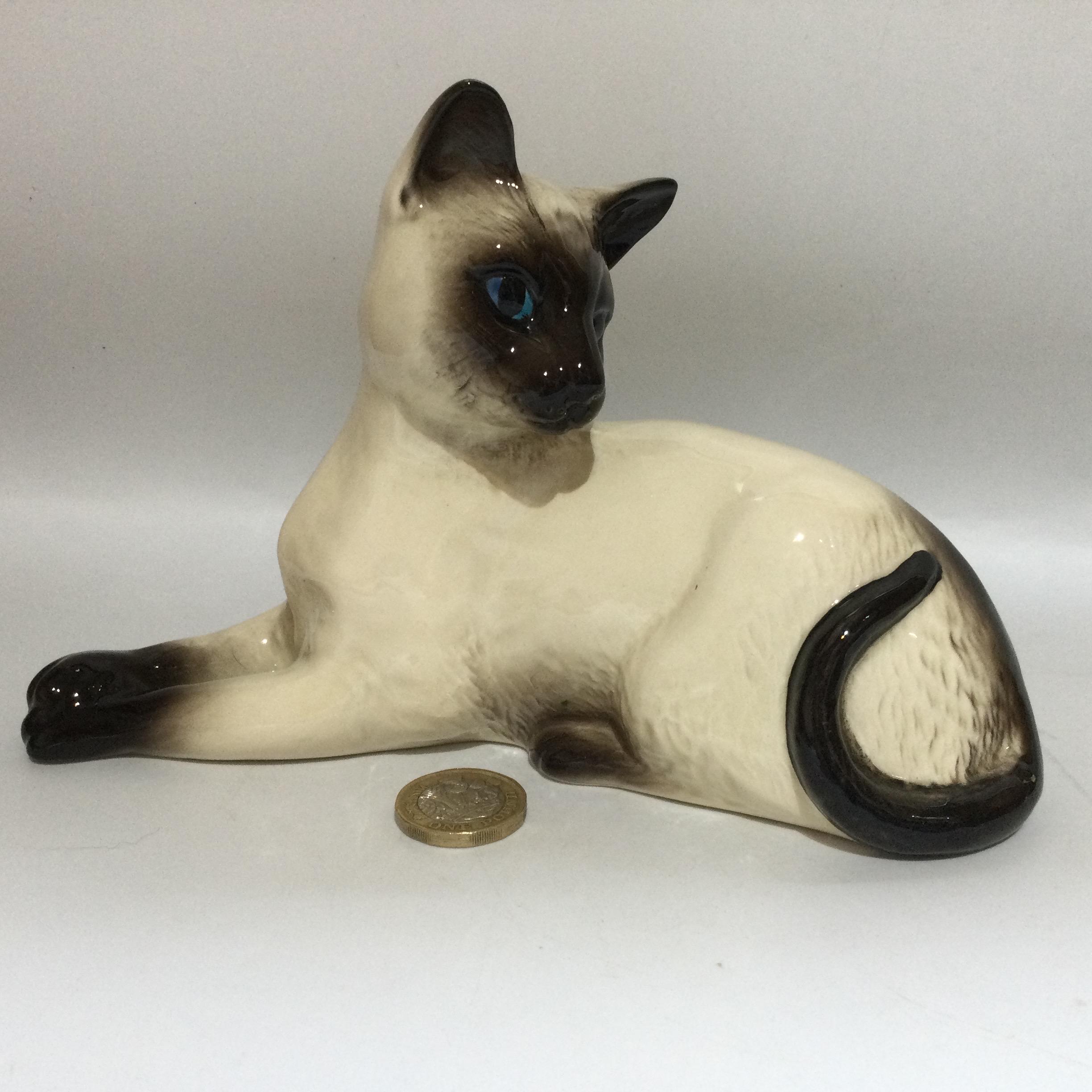 陶器のシャム猫　beswick England ヴィンテージ ベスウィック 陶器製 シャム猫 置物 #1558 - Etsy 日本