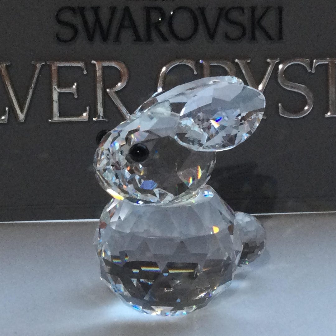 Swarovski Crystal Small BUNNY RABBIT - Etsy