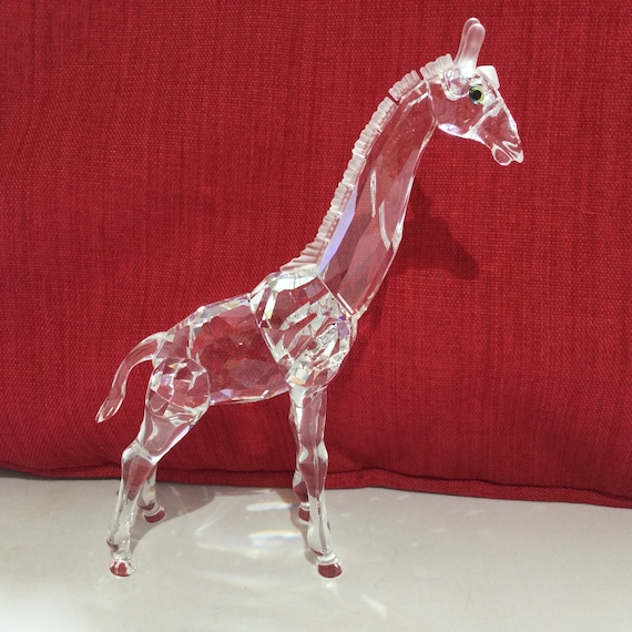 シュタイフ　スワロフスキー　ミニサイズ CASED Swarovski Crystal BABY GIRAFFE #236717 - Etsy