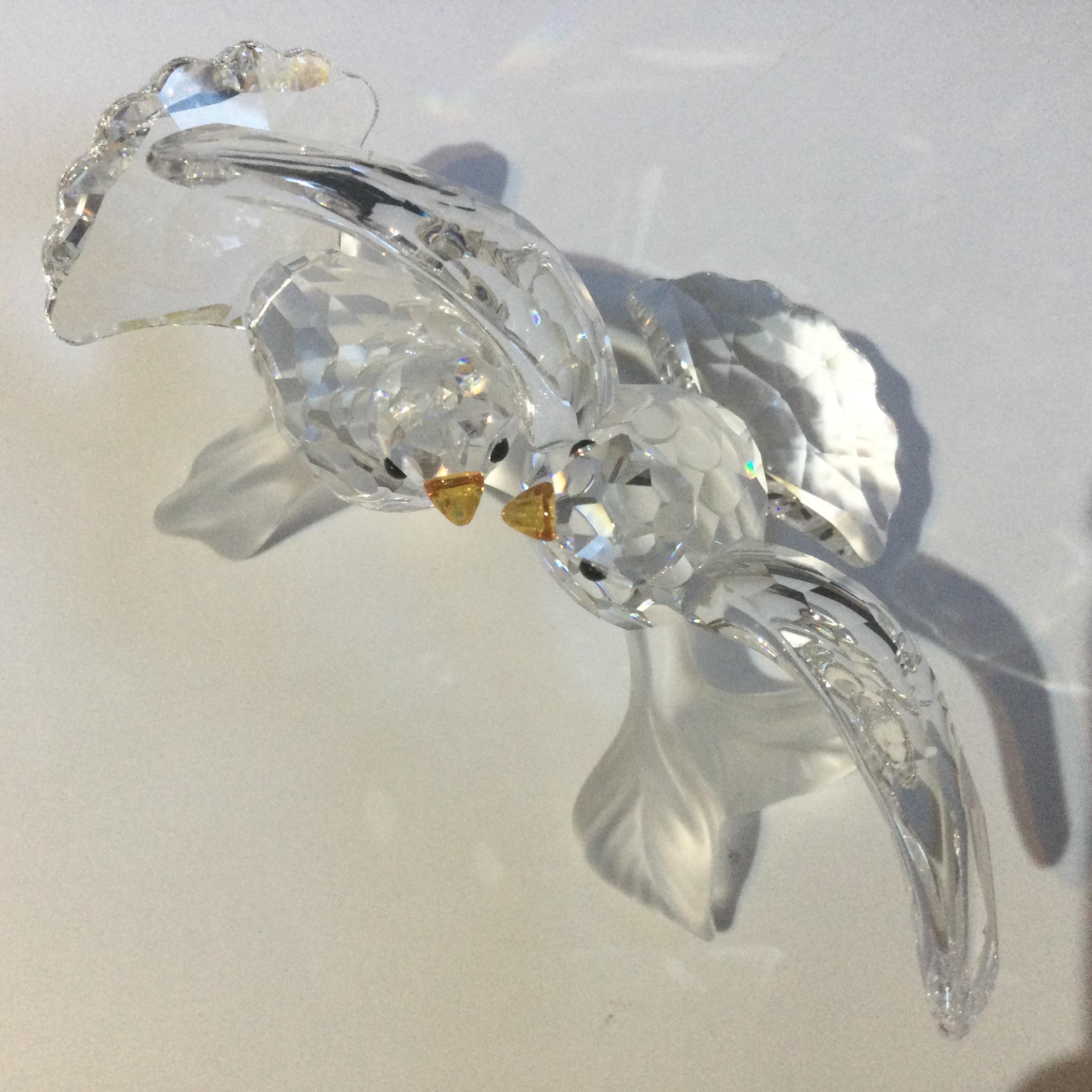 Swarovski Crystal TURTLE DOVES #657378 - Etsy