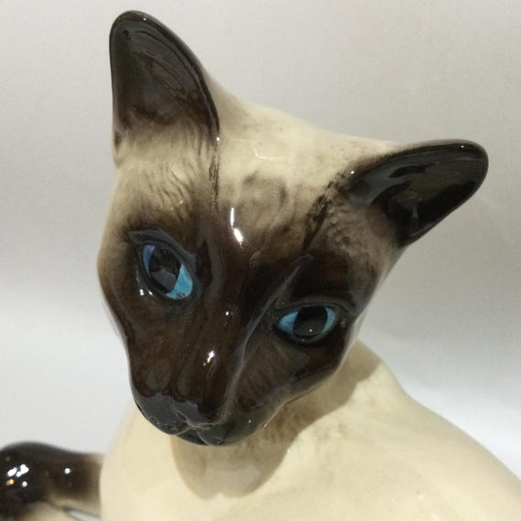 ヴィンテージ ベスウィック 陶器製 シャム猫 置物 #1558 - Etsy 日本