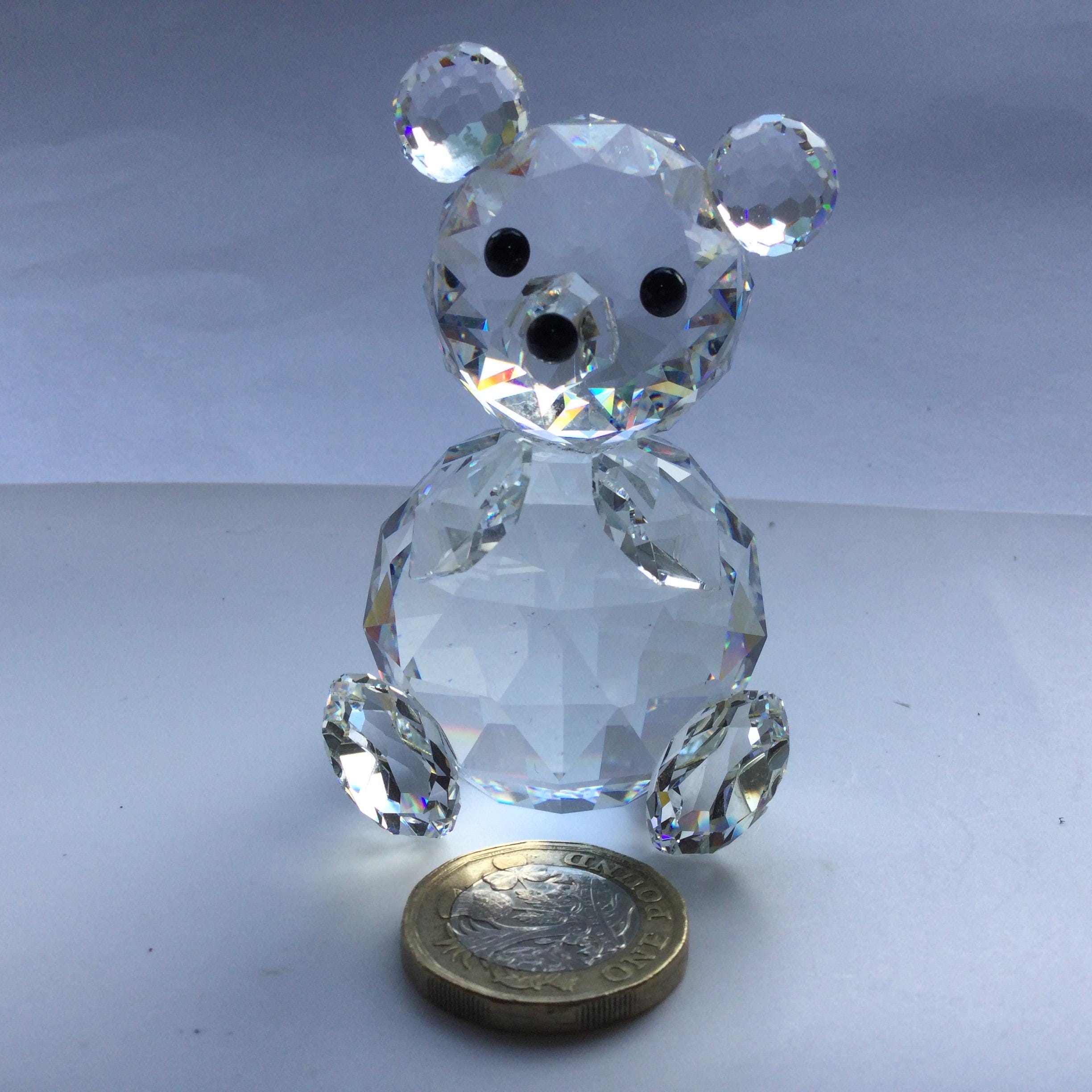 箱入りスワロフスキークリスタル ラージテディベア #010009 - Etsy 日本