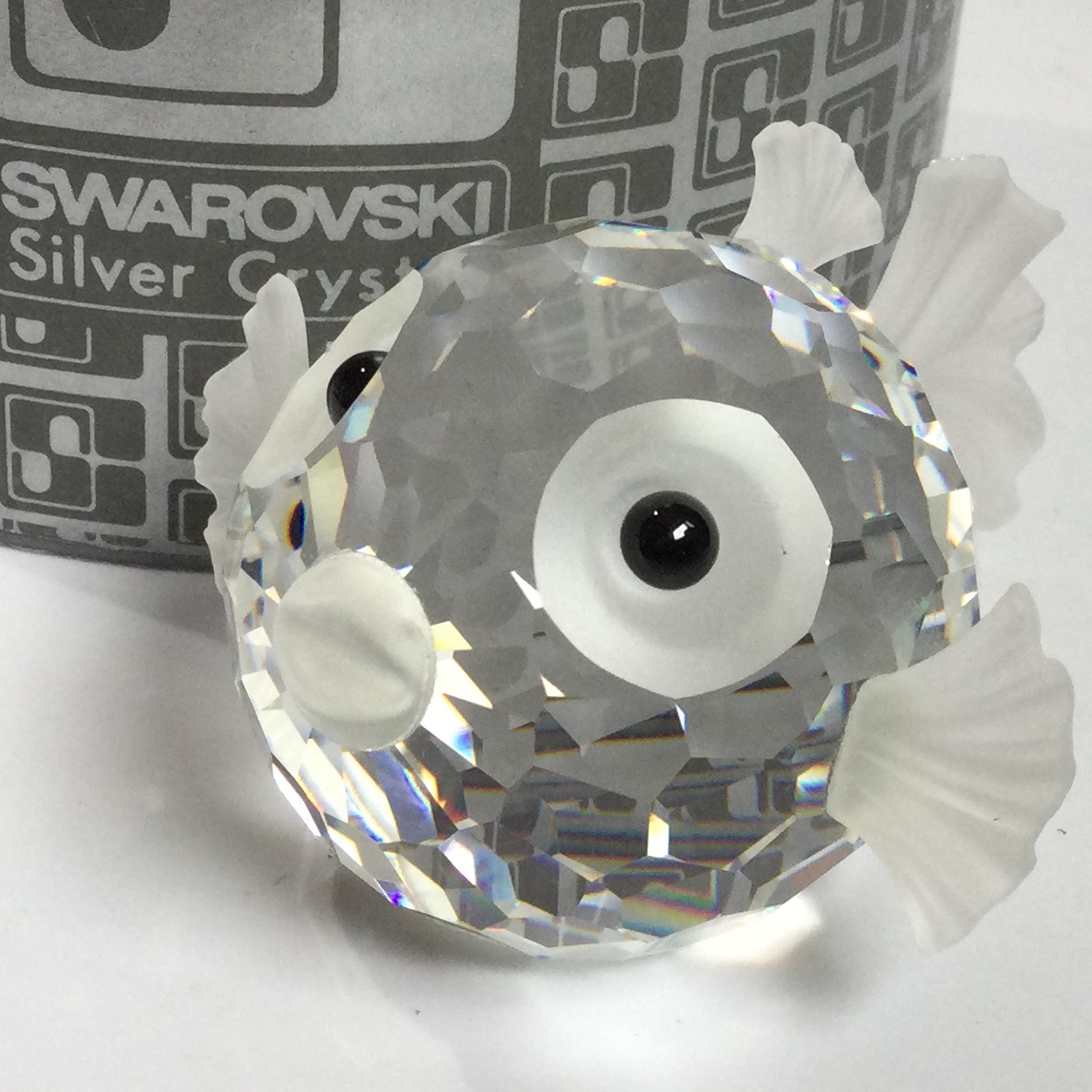 Swarovski crystal figurines fish - Etsy 日本