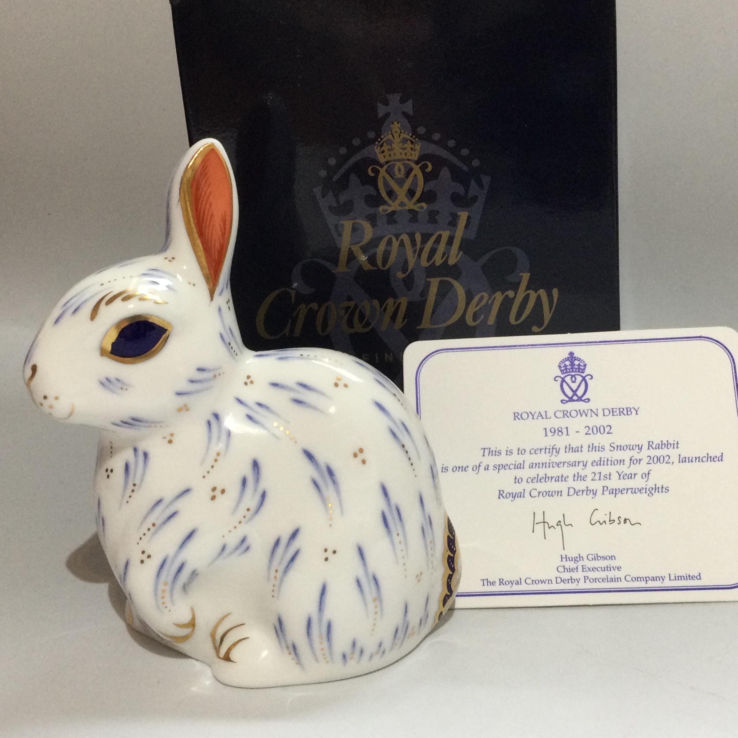 Royal Crown Derby Rabbit - Etsy Canada