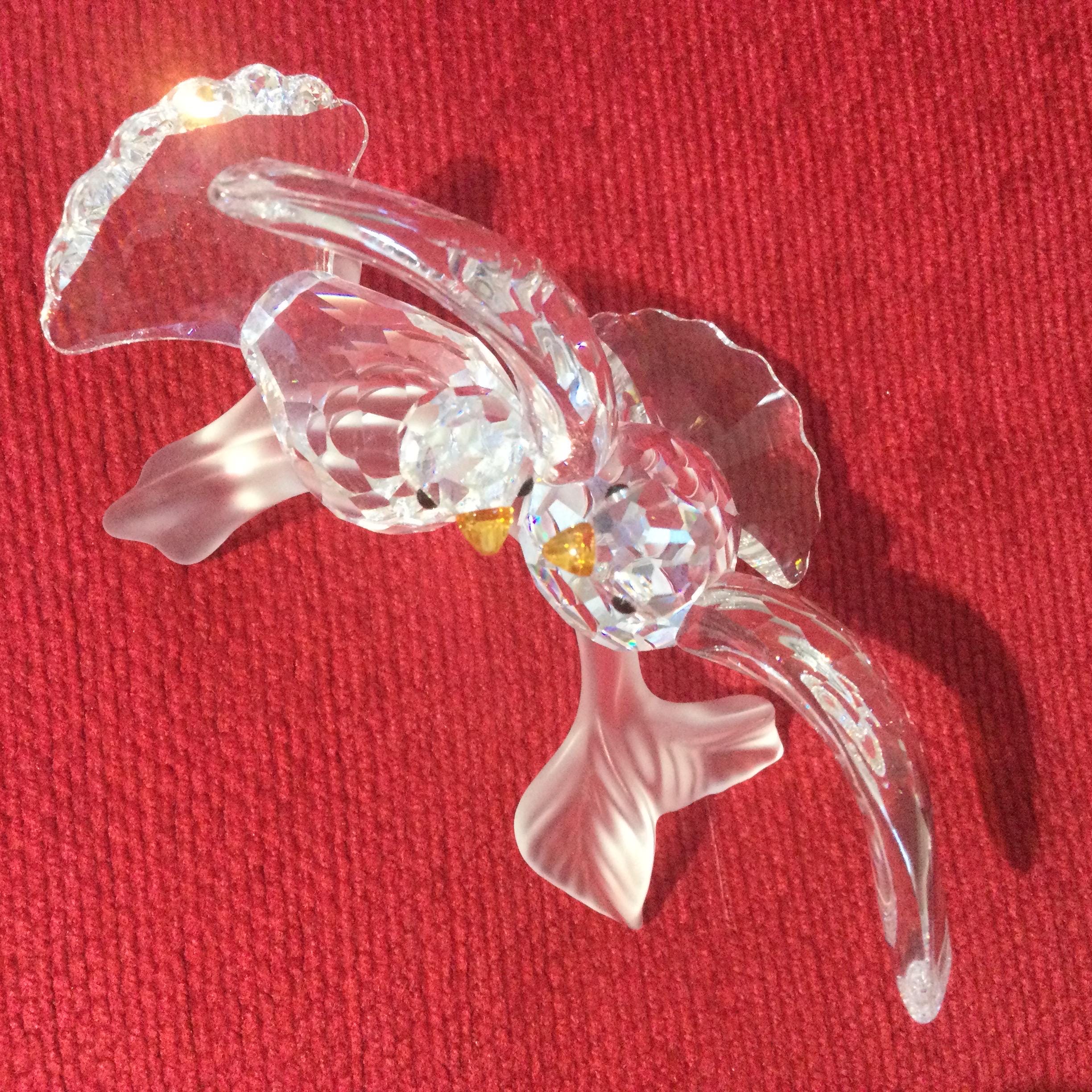 Swarovski Crystal TURTLE DOVES #657378 - Etsy