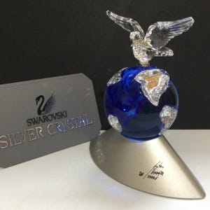 Swarovski Planet 2000 クリスタル地球儀ミレニアム Swarovski 2000 Millennium Edition Crystal Planet New in Box