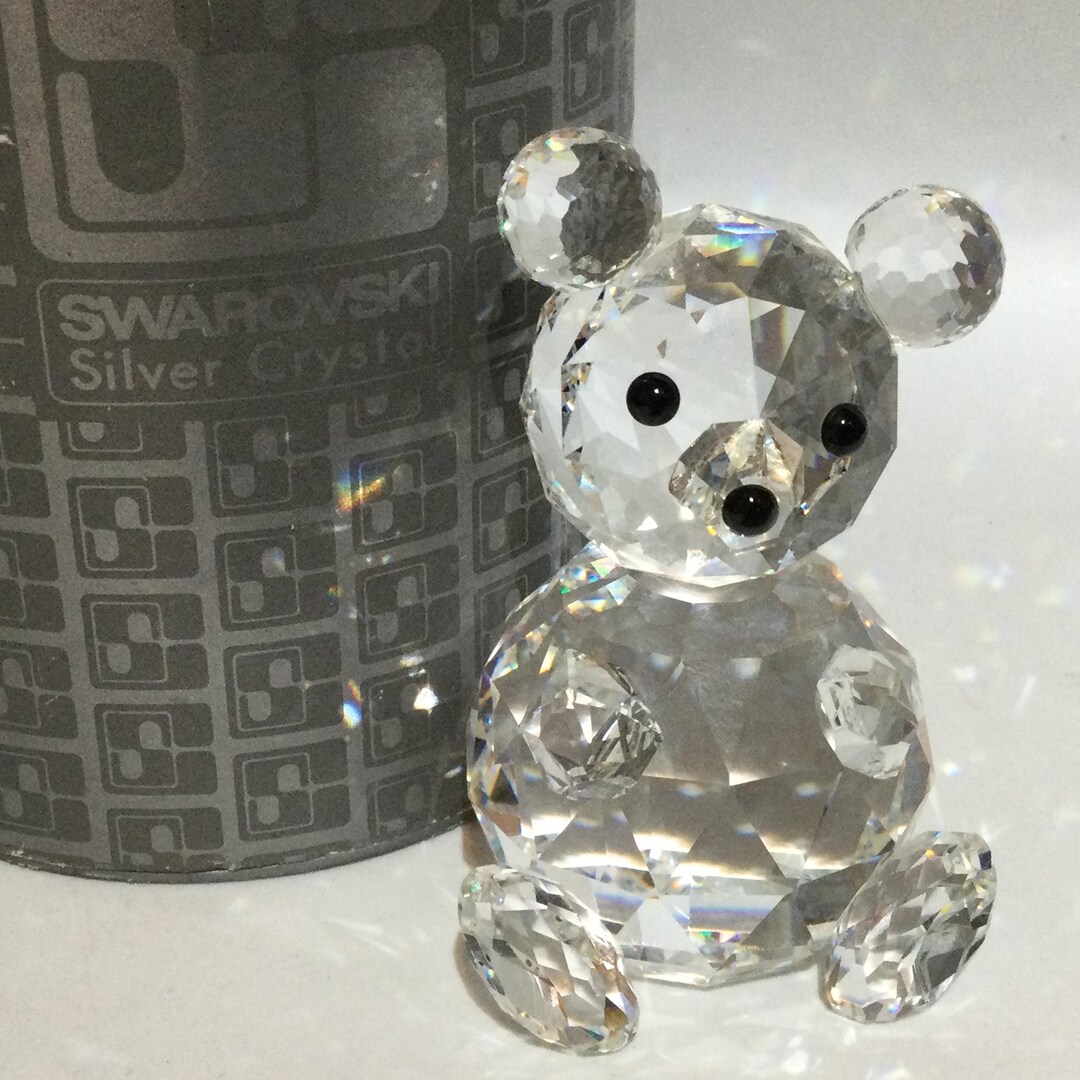箱入りスワロフスキークリスタル ラージテディベア #010009 - Etsy 日本