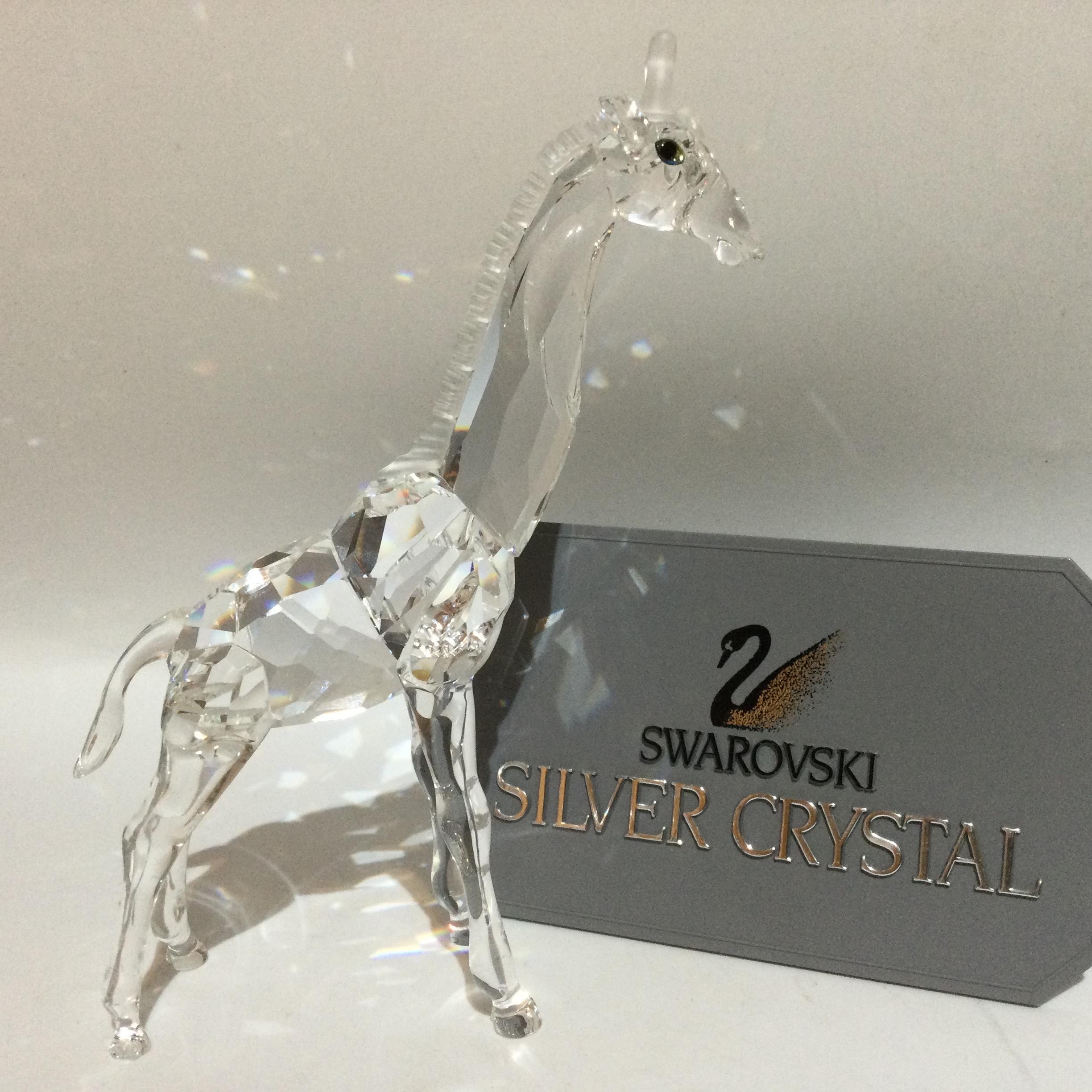 SWAROVSKI スワロフスキー クリスタル ベビーキリン 置物 スワロフスキークリスタル ベビーキリン #236717 - Etsy 日本