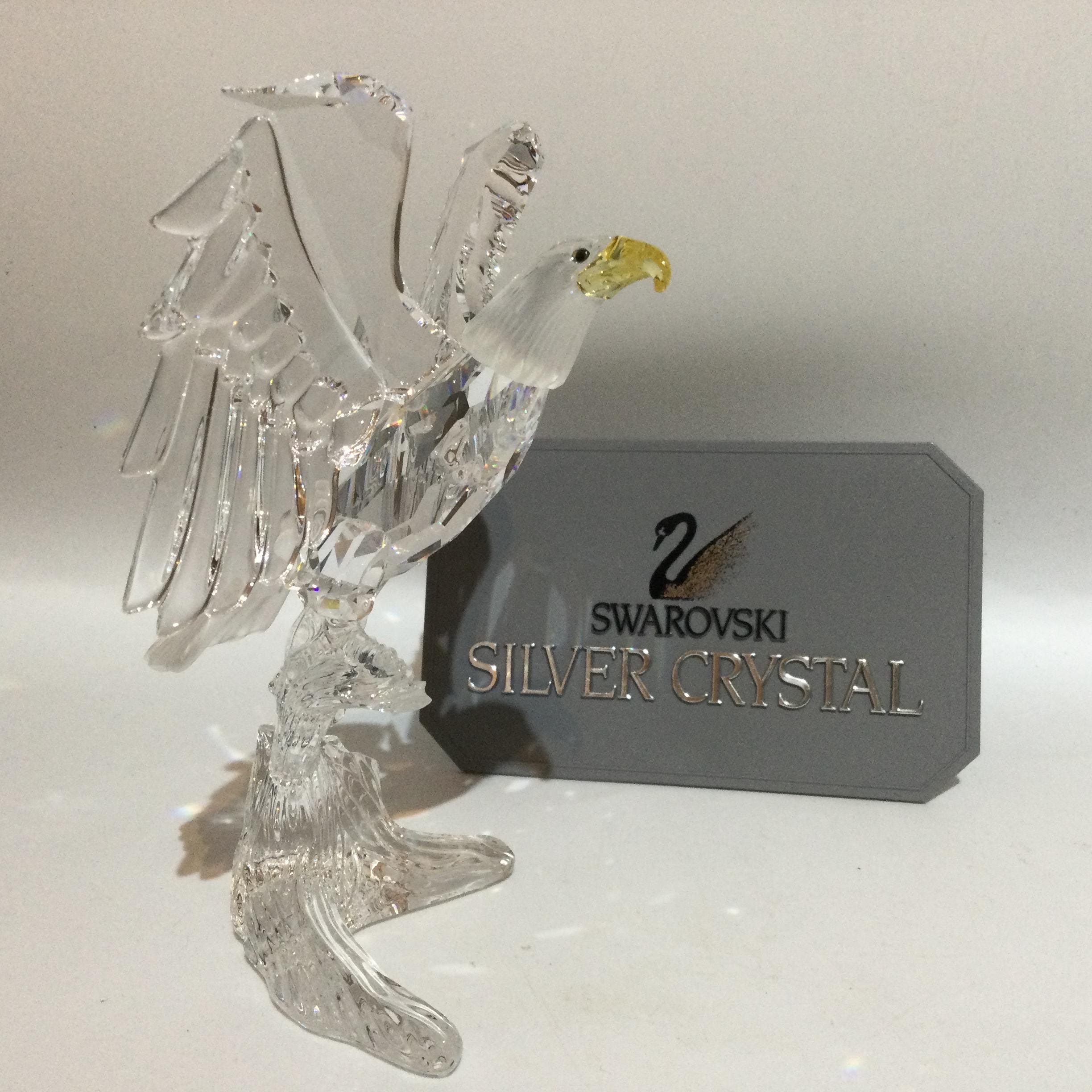 Swarovski Crystal Figurines Eagle - Etsy