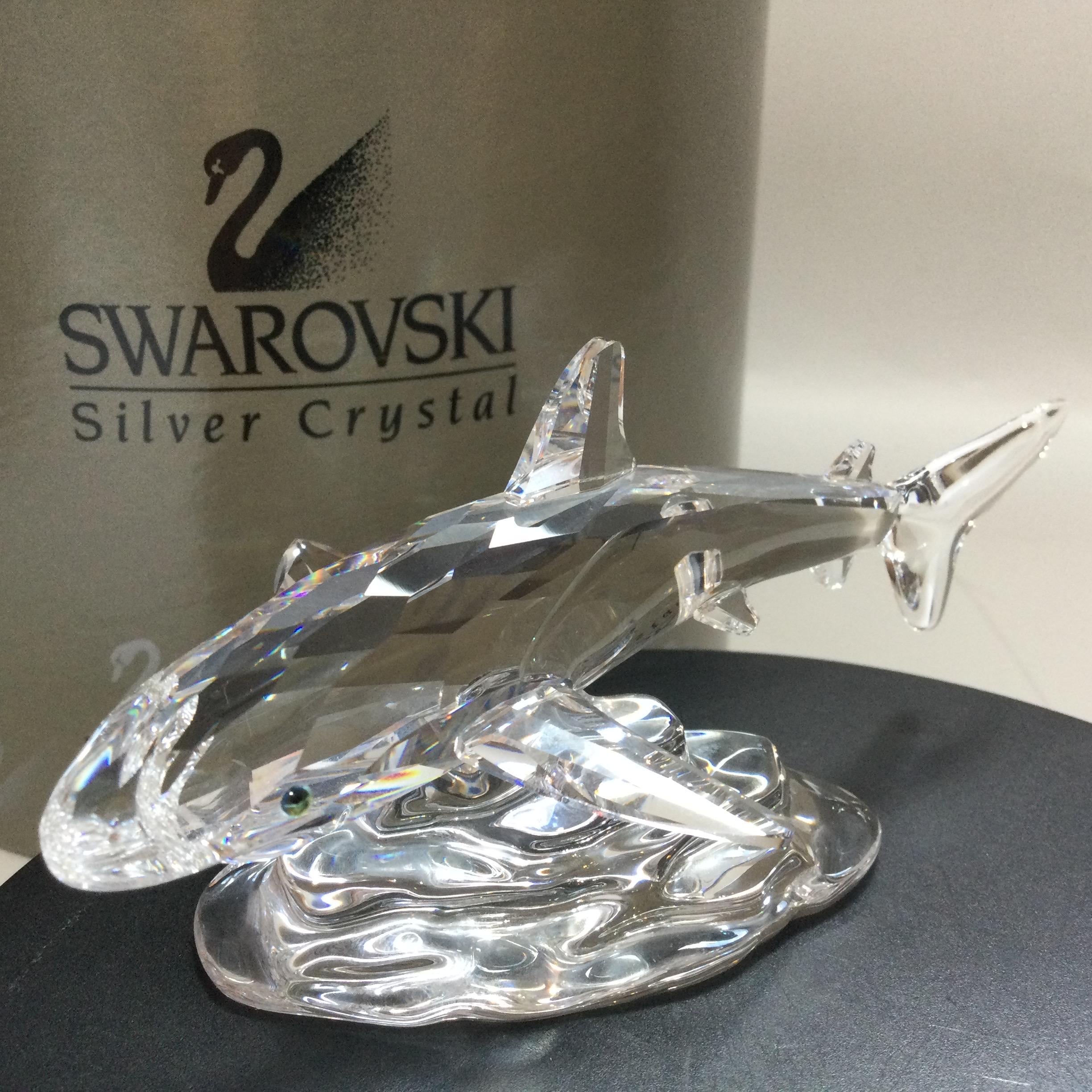 ベビーシャーク スワロフスキー BOXED Swarovski Crystal BABY SHARK #269236 - Etsy