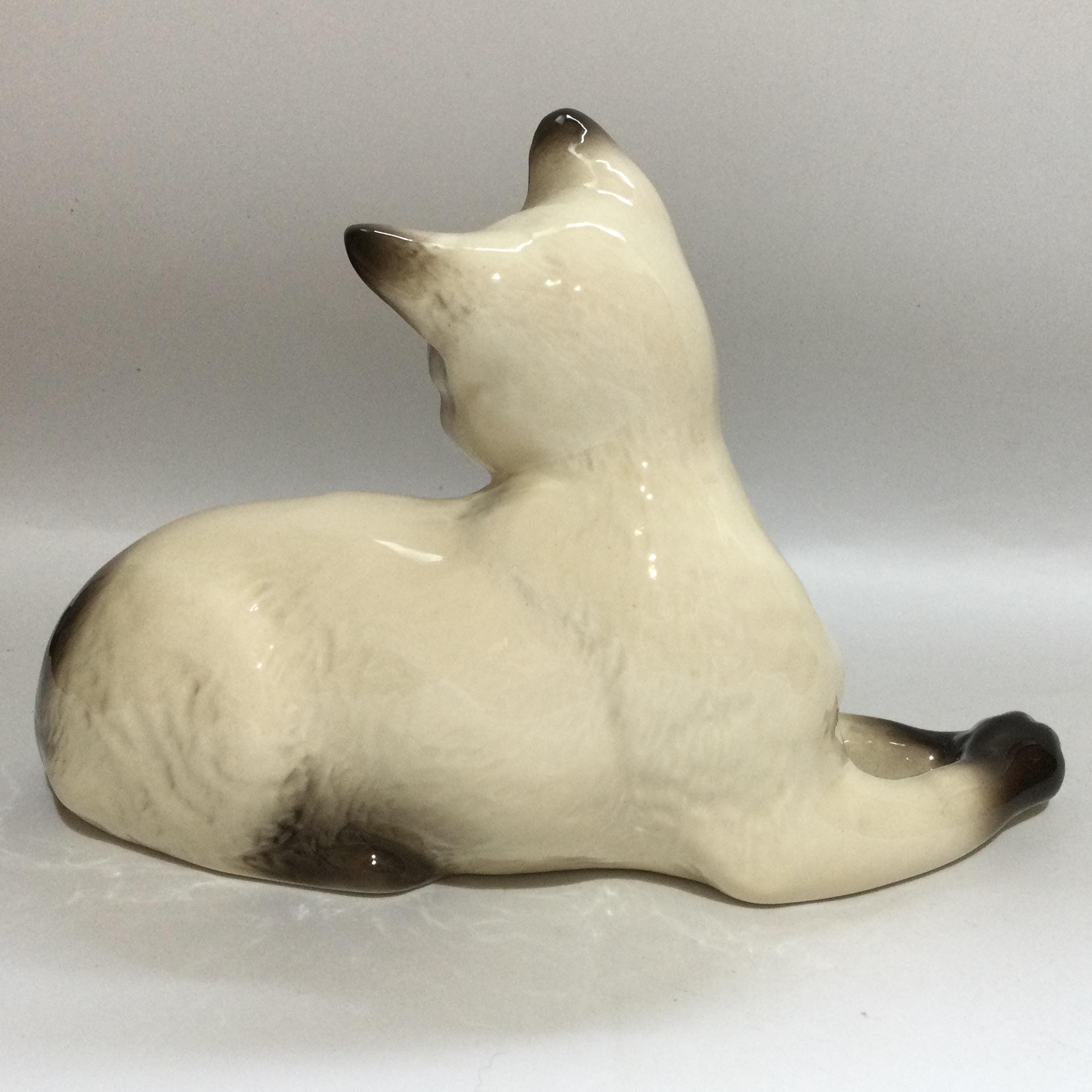 ヴィンテージ ベスウィック 陶器製 シャム猫 置物 #1558 - Etsy 日本