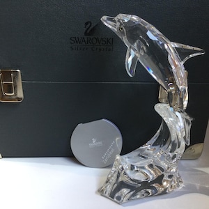 Swarovski Crystal Figurines Dolphin - Etsy