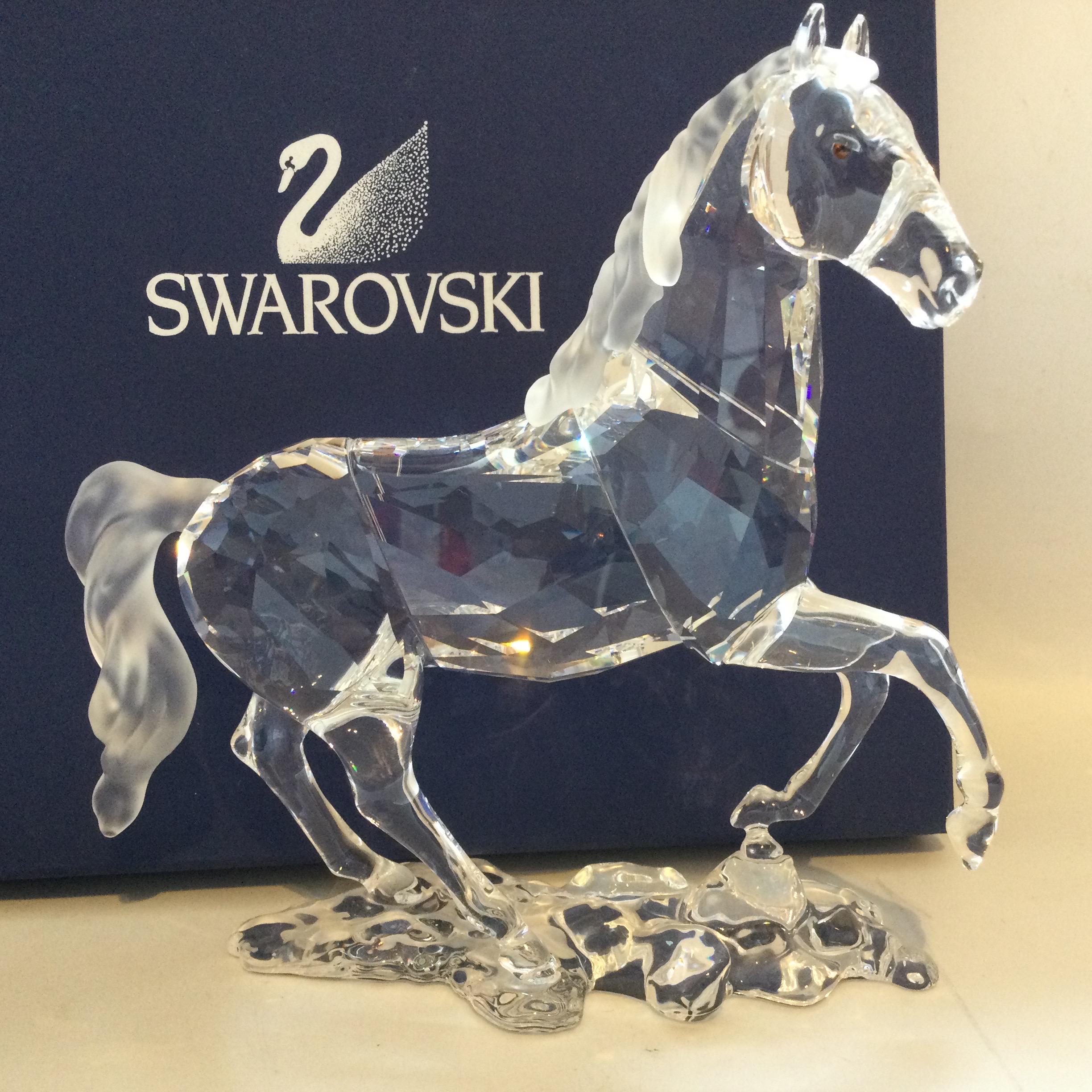 Swarovski Crystal Horse Figurines - Etsy