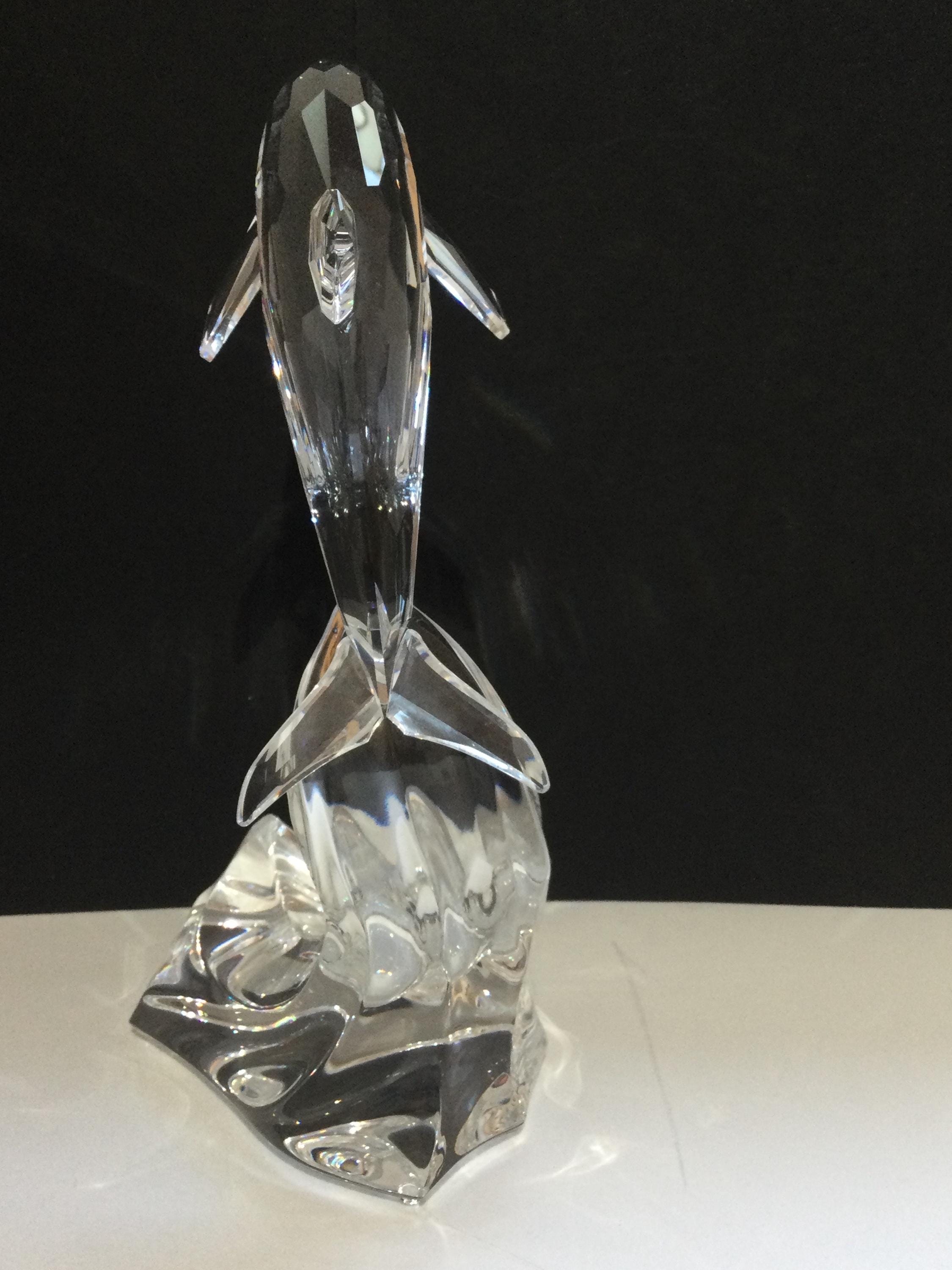 CASED Large Swarovski Crystal DOLPHIN MAXI #221628 - Etsy