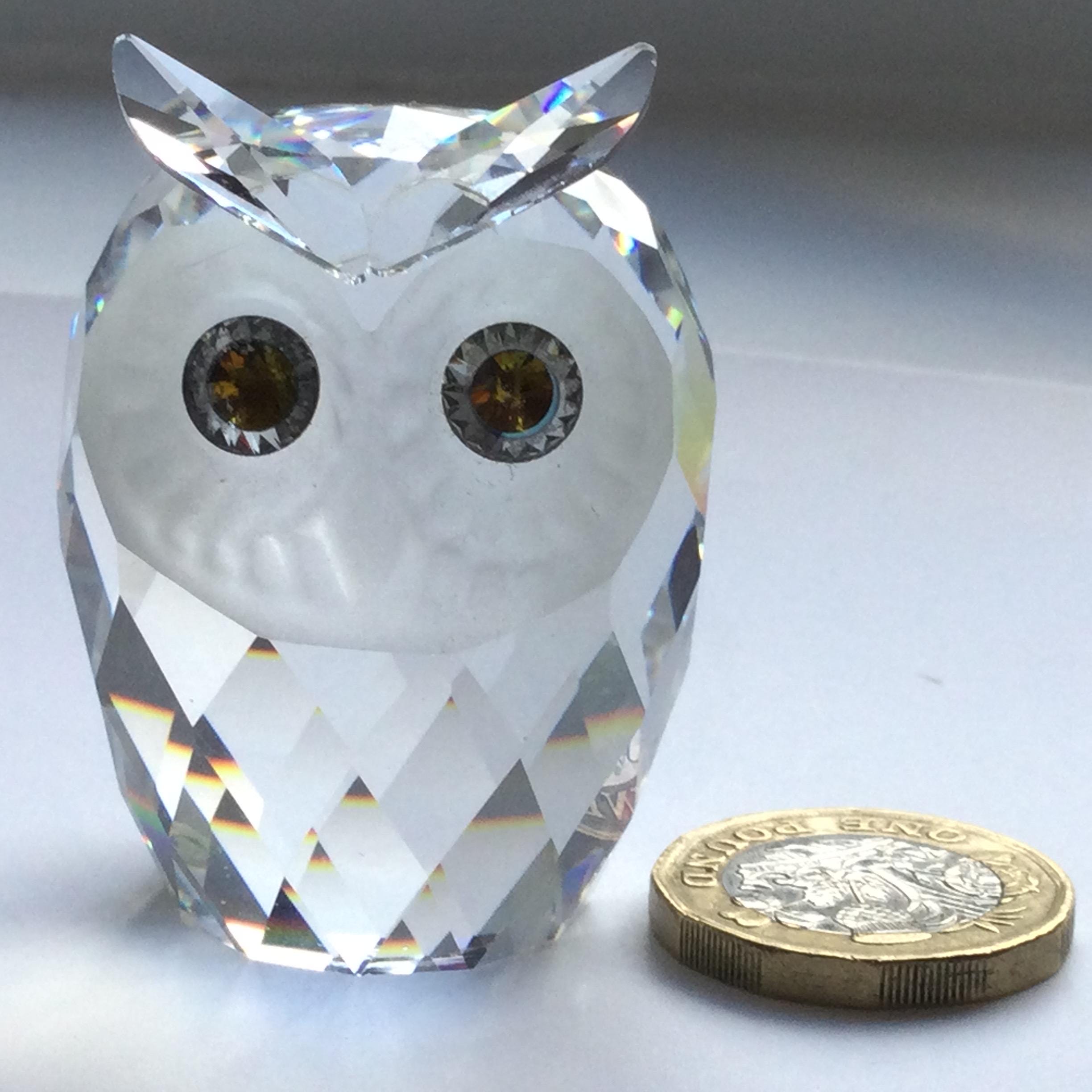 Swarovski Crystal SMALL / MEDIUM OWL #010016 - Etsy