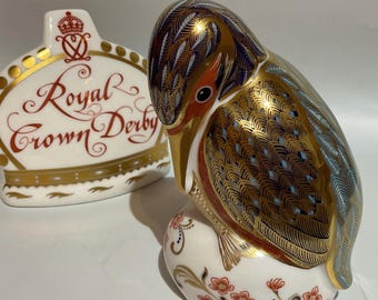 ロイヤルクラウンダービー チャフィンチ ペーパーウェイト - Etsy 日本