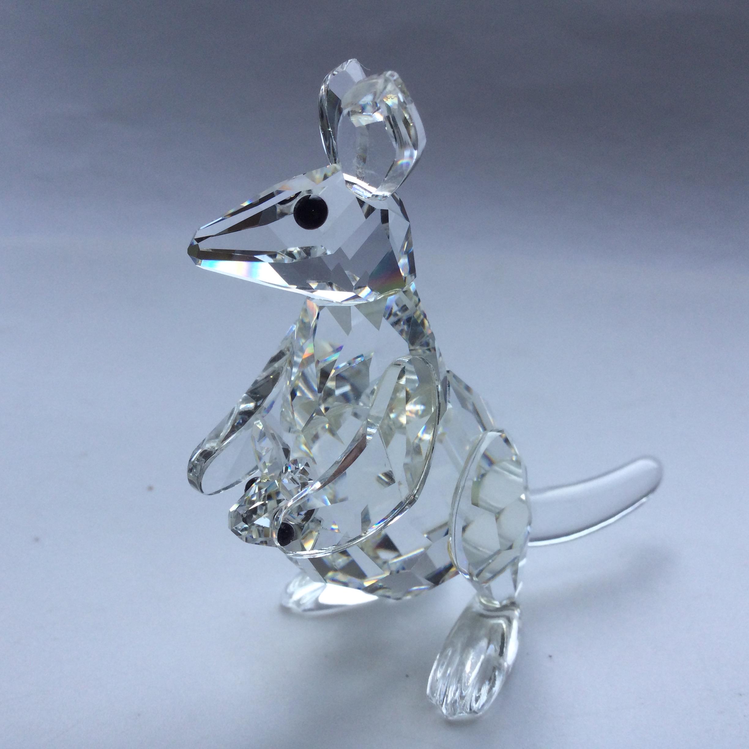 BOXED Swarovski Crystal KANGAROO With Baby JOEY #181756 - Etsy UK