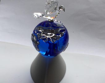 Swarovski Crystal BLUE PLANET EARTH 2000 Millennium Edition