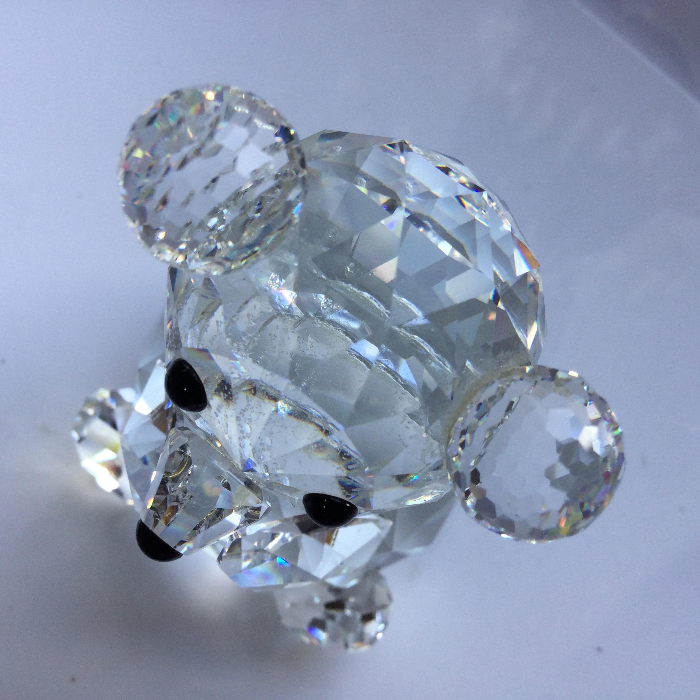 箱入りスワロフスキークリスタル ラージテディベア #010009 - Etsy 日本