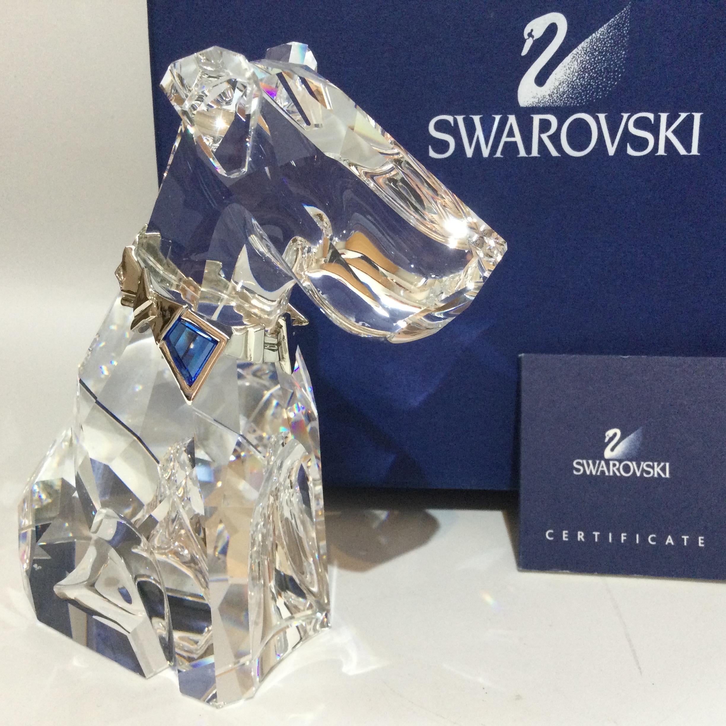 CASED Swarovski Crystal Large SYMBOLS DOG Figurine #289202 - Etsy UK