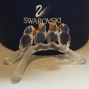 Swarovski Lovebirds - Etsy