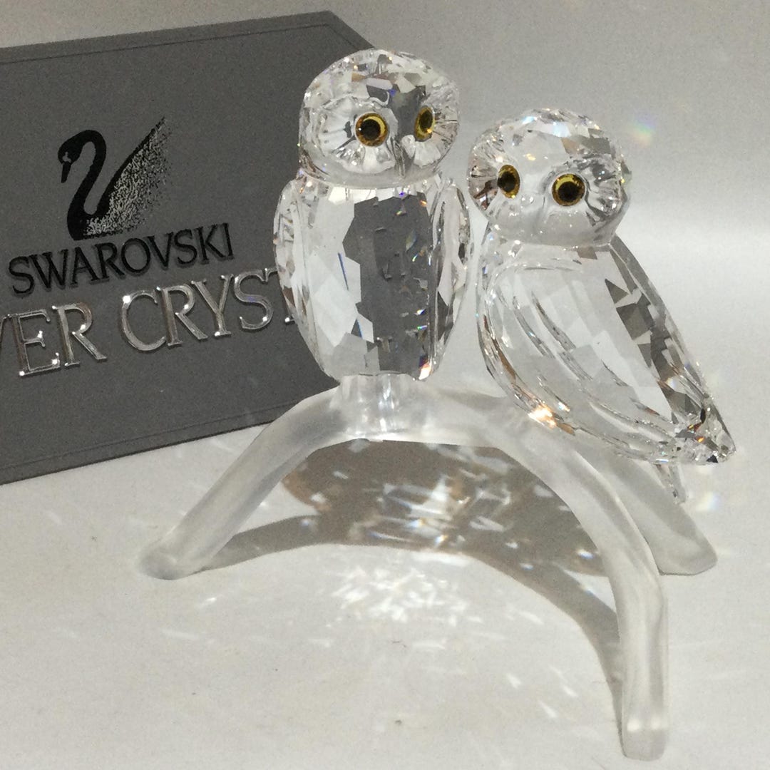Swarovski Crystal OWLS #1003312 - Etsy Canada