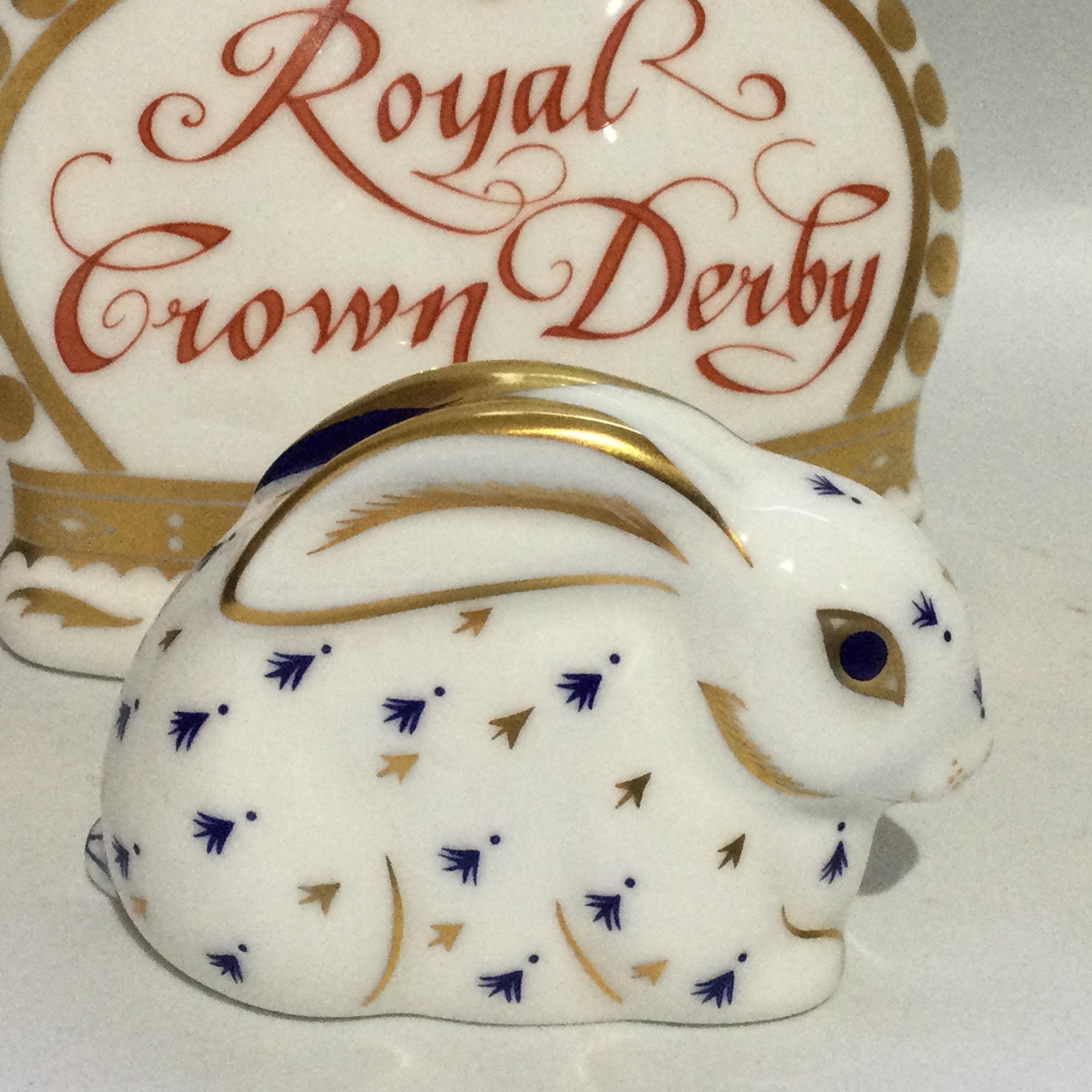 置物  CROWN DERBY New Year Rabbit 置物 CROWN DERBY New Year Rabbit Crown Derby Rabbit - Etsy