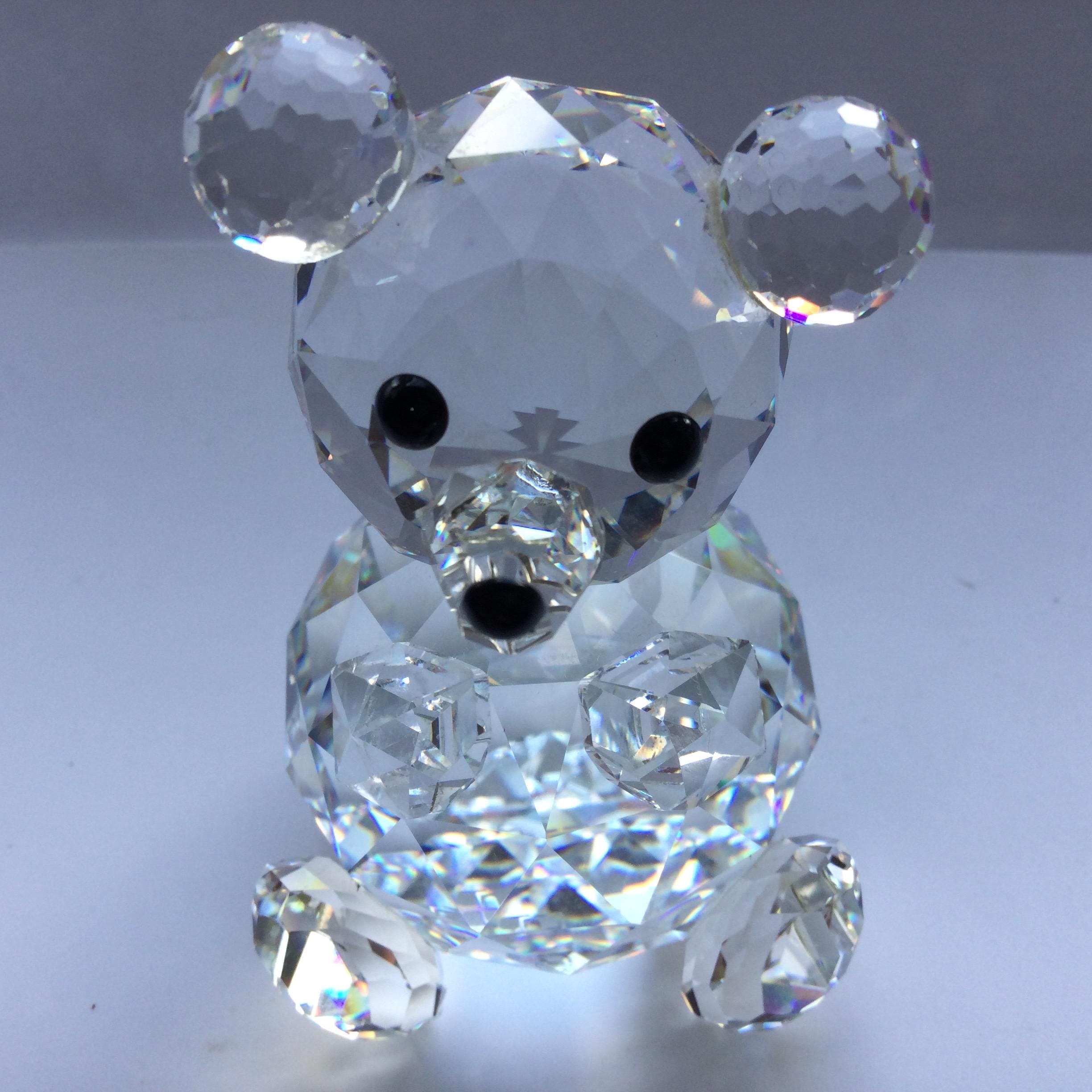 箱入りスワロフスキークリスタル ラージテディベア #010009 - Etsy 日本