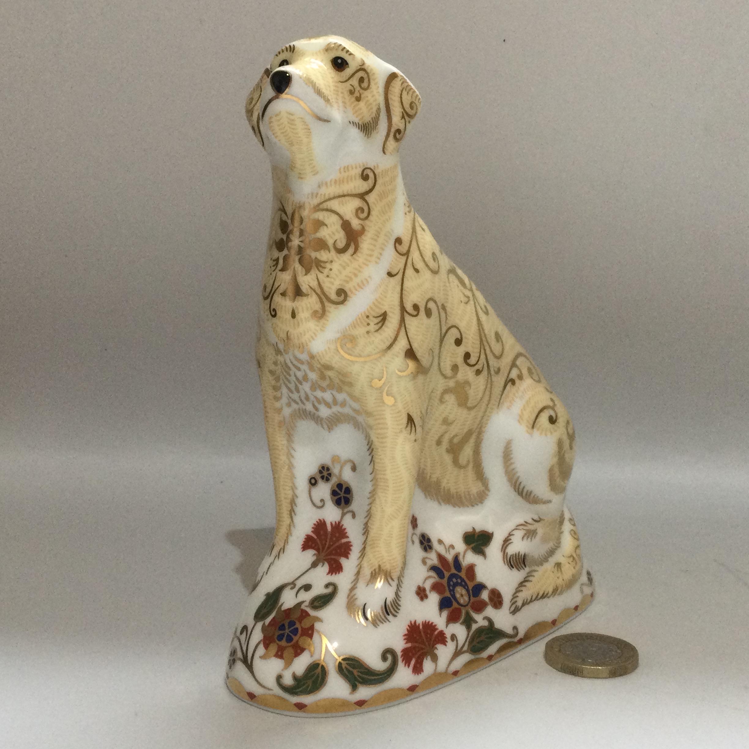 ロイヤルクラウンダービー ラブラドール犬（箱入り） - Etsy 日本