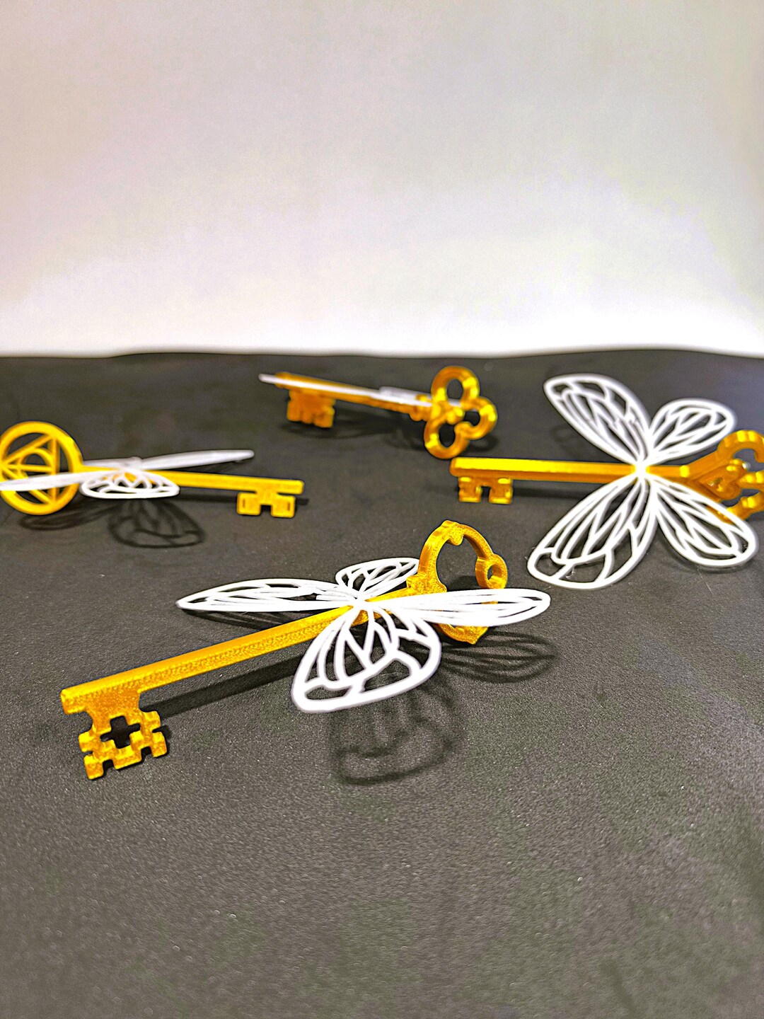 Wizard Key Sign Harry Potter Flying Keys Set - Wizard World Decor - Etsy