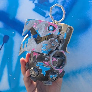 Free Jinx Finger Gift-Jinx Grenade Flame Chompers - Ready to Paint-  Arcane Jinx Grenade -  Fan made Prop - Gift For Gamers