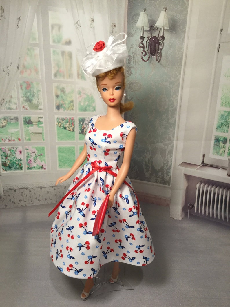 HANDMADE Dress Hat Clothes FOR Barbie Silkstone Vintage Reproduction Francie