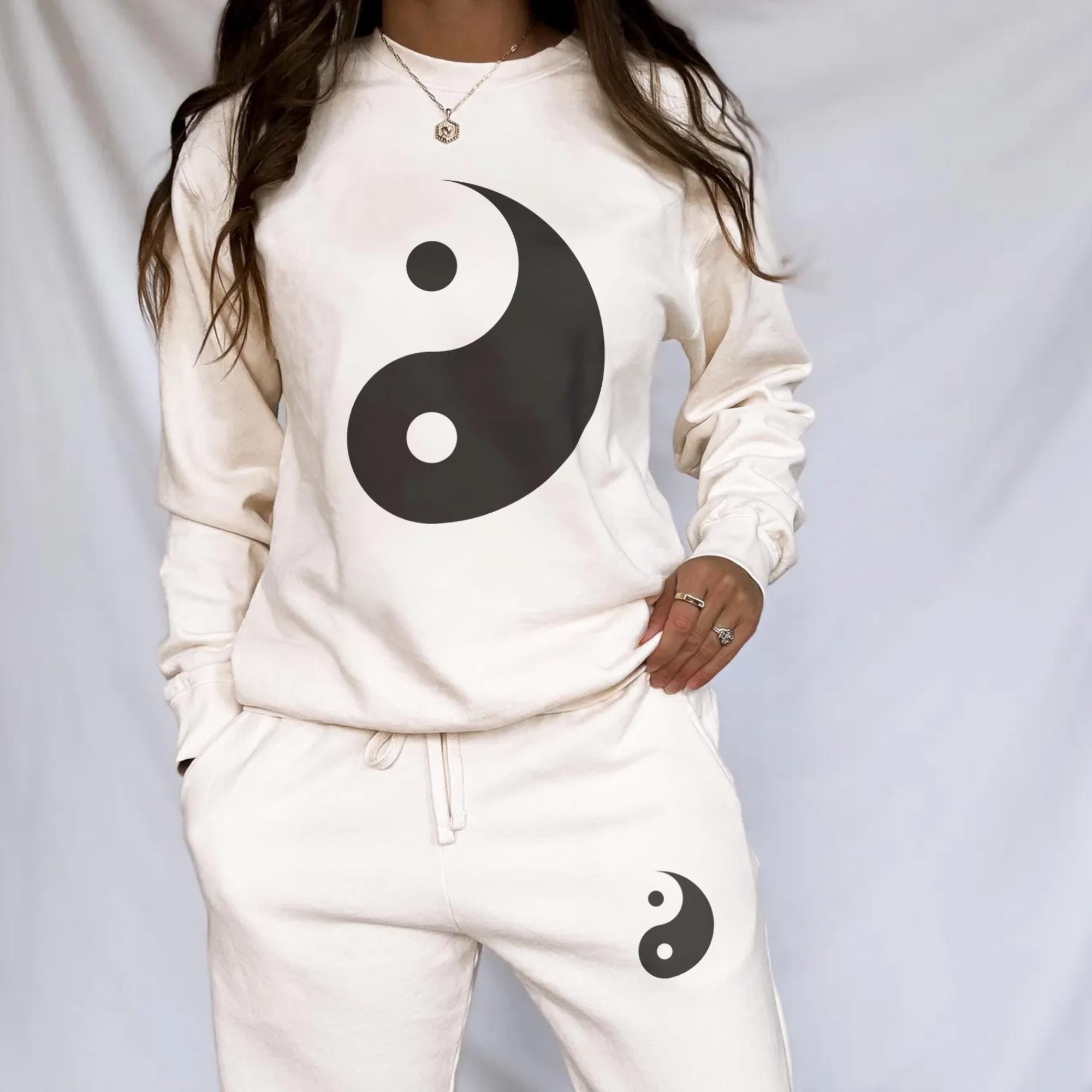 陰陽 スウェット 90s YING-YANG 陰陽 フルーツ YIN YANG DISTRESSED