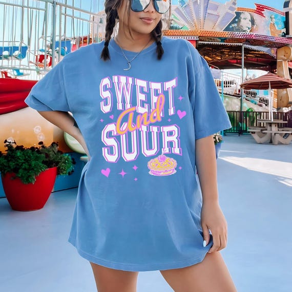Retro Sweet and Sour Shirt, Soft Comfort Colors, Gift For Her, Retro Tee, Baking Lover Shirt, Funny Retro Shirt, Baking Shirt, Cute Shirt