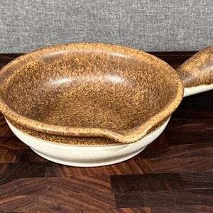 Vintage Denby Pottery Handled Bowl