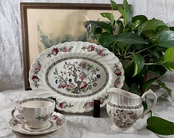 希少 イギリス製 ヴィンテージ Myott ミヨット 食器セット 6枚セット An Antique Myott Staffordshire “bouquet “ Dinner Set - Etsy