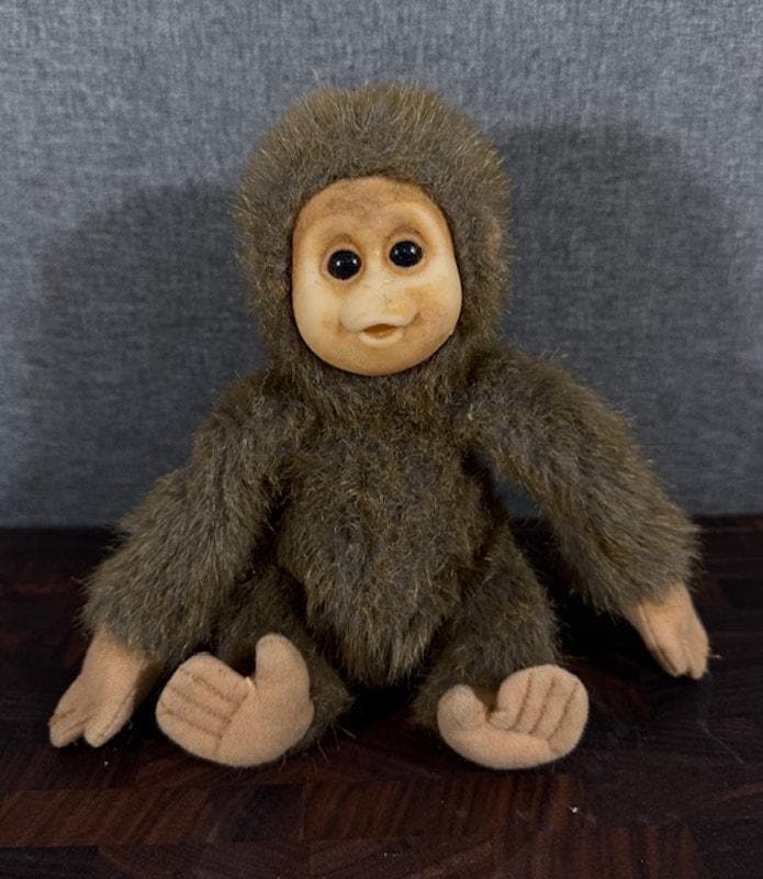 Hosung Little Monkey Lost Plush Soft Toy Vintage | eBay