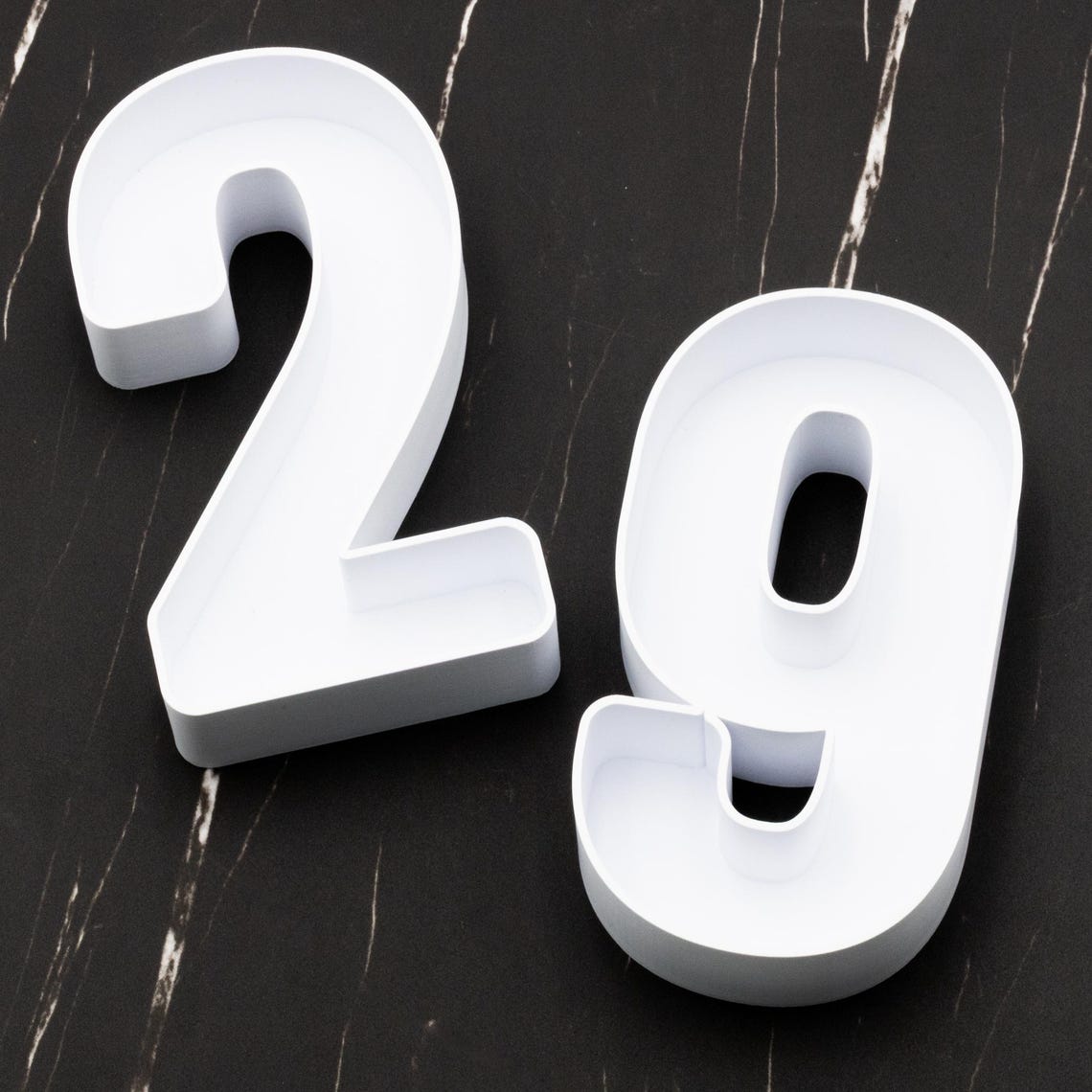 Customizable Reusable Number Trays | Wedding | Baby Shower | Birthday ...
