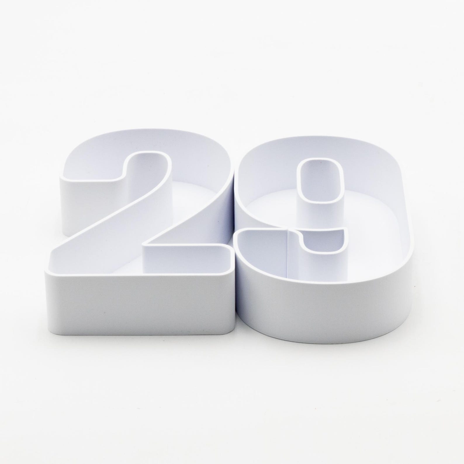Customizable Reusable Number Trays | Wedding | Baby Shower | Birthday ...