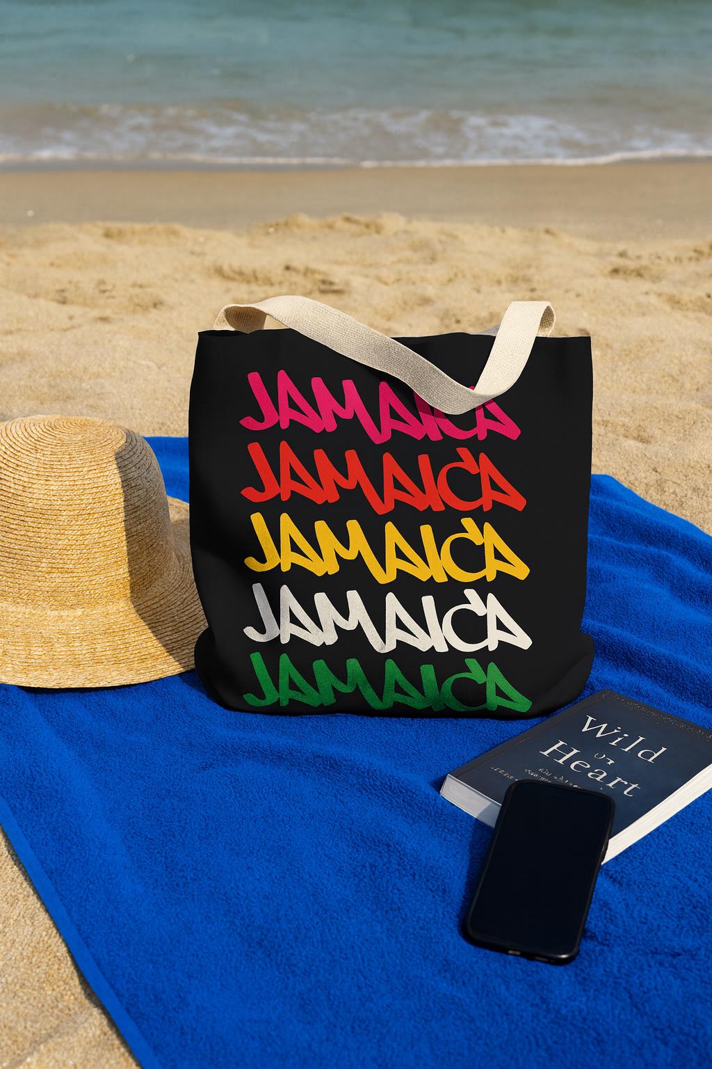 African American Women Tote Bag Faux Leather Jamaican Flag Festival Beach Party Amazon.com: RGYLION Woven Large Beach Bag for woman Straw  main image 4