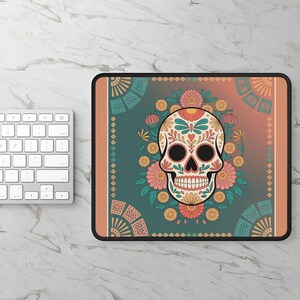 Mexicaanse muismat | Dag van de Doden | Dia de los muertos | Mexicaans cadeau | Kantoordecoratie | 9 x 7 inch
