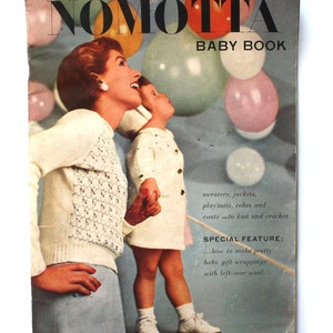 1950's Nomotta  Knitting and Crochet  Pattern Book